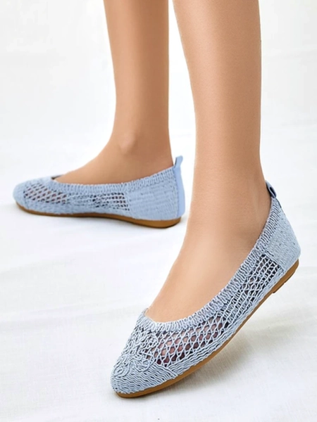 Royalfashion Dámské perforované baleríny Annete