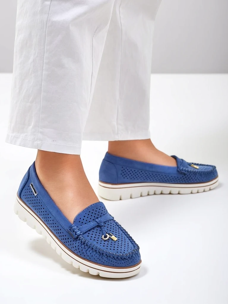 Royalfashion Dámské mokasíny Elissas s vykrojením