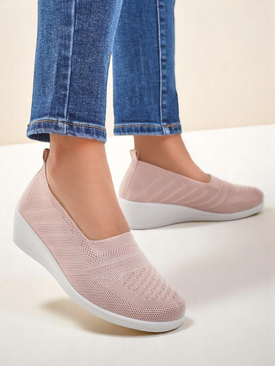 Royalfashion Dámské mokasíny na nízkém klínu Epoles