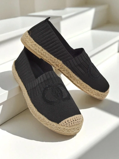 Dámské espadrilky Atena černé – plochý podpatek, ekologická semišová kůže