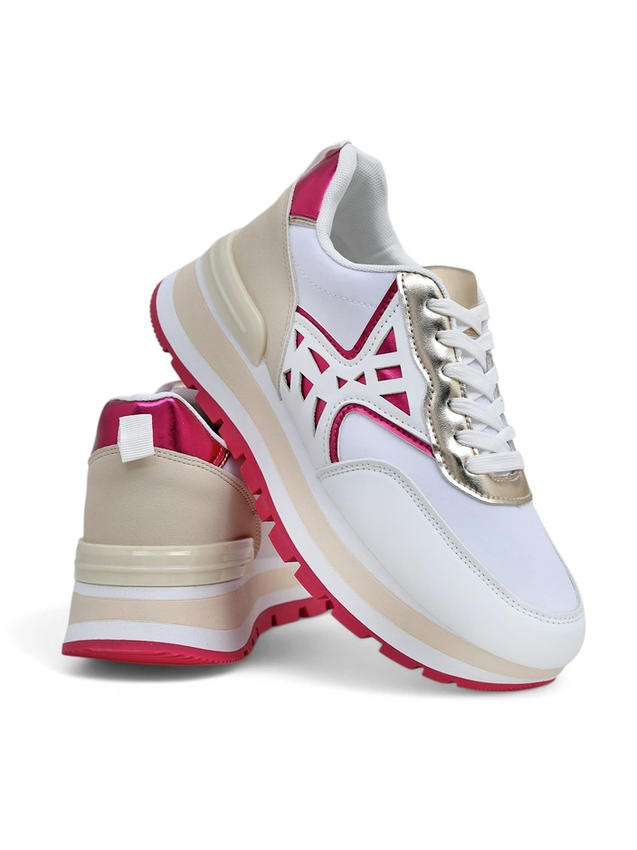 Royalfashion Dámské tenisky s třpytkami Senues