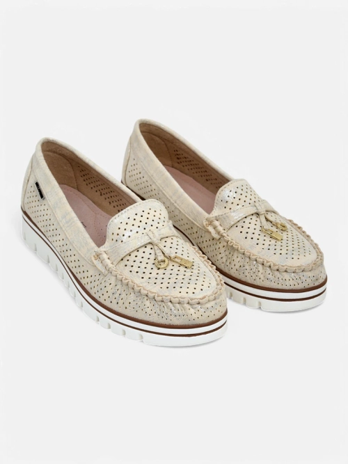 Royalfashion Жіночі перфоровані мокасини Elissas
