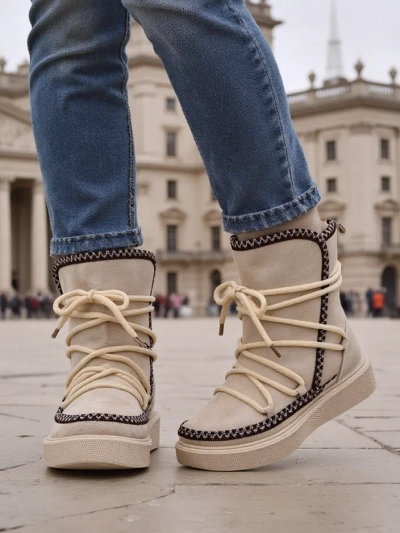 Royalfashion Жіночі зимові черевики зі шнурівкою Stozi