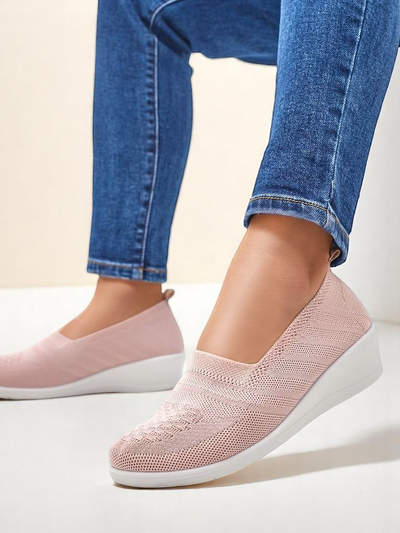 Royalfashion Dámské mokasíny na nízkém klínu Epoles