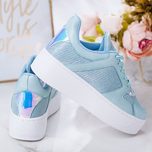 Синє спортивне взуття на платформі Salsa - Взуття 1