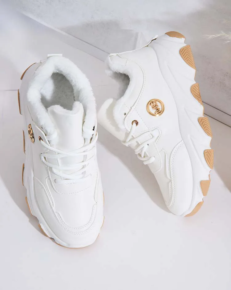 Royalfashion Dámské zateplené tenisky Caromi