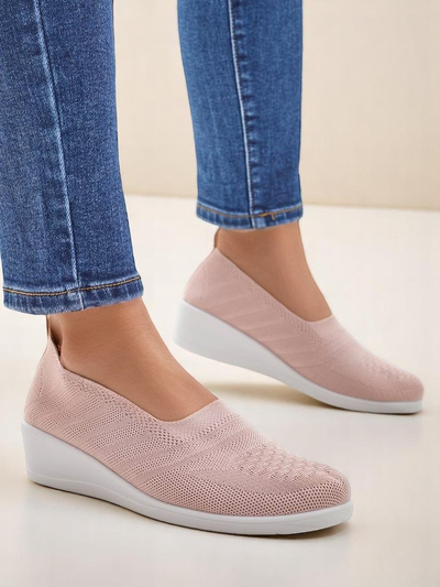 Royalfashion Dámské mokasíny na nízkém klínu Epoles