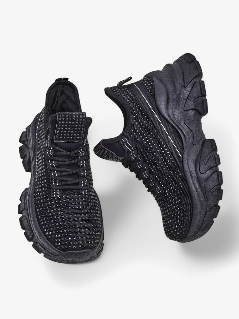 Royalfashion Dámské sportovní tenisky s kamínky Blysco