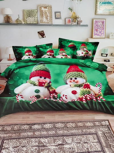 Royalfashion Vánoční povlečení 200x220 set 3-DÍLNÝ