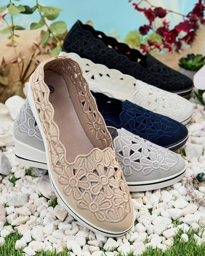 Royalfashion Жіночі напівчеревики на низьких підборах Dellio