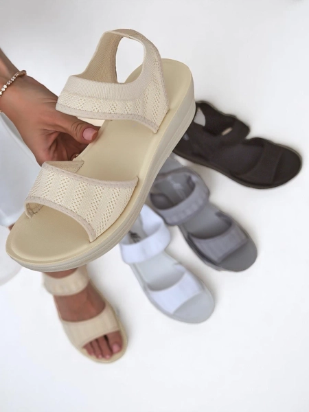 Royalfashion Dámské sandály na silnější podrážce Viva Flex