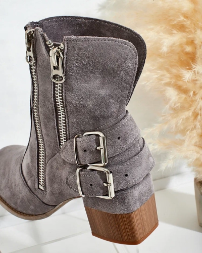 Royalfashion Zdobené boty na podpatku Zerta